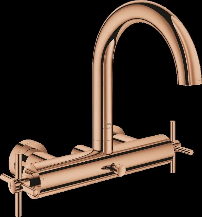 GROHE Atrio Baterie cadă 1/2" - finisaj Bronz - Warm Sunset