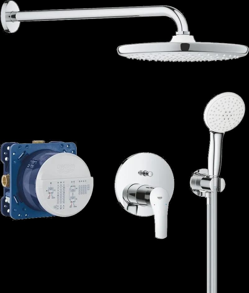 GROHE Eurosmart Sistem de duș încastrat cu Tempesta 250
