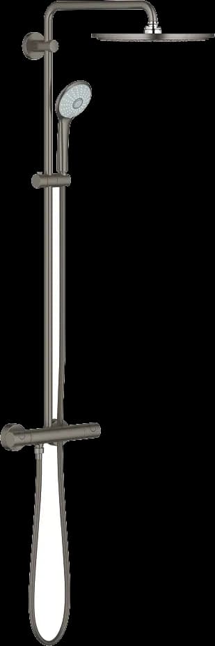 GROHE Euphoria System 310 Sistem de duș cu baterie cu termostat cu montare pe perete - finisaj Antracit - Brushed Hard Graphite