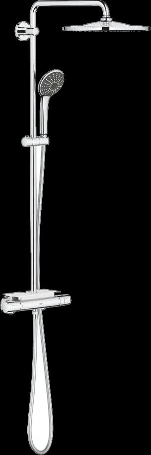 GROHE Vitalio Joy System 310 Sistem de duș cu baterie cu termostat cu montare pe perete