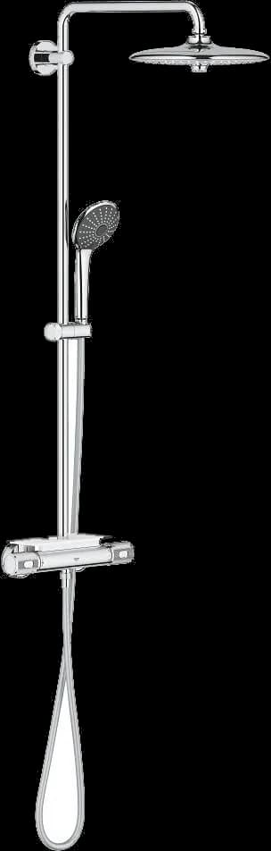 GROHE Vitalio Joy System 260 Sistem de duș cu baterie cu termostat cu montare pe perete