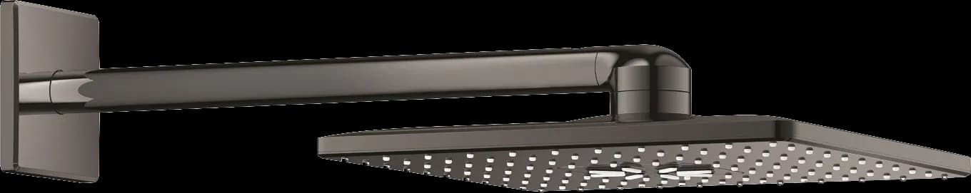 GROHE Rainshower SmartActive 310 Cube Set de duș fix 430 mm, 2 pulverizări - finisaj Antracit - Hard Graphite