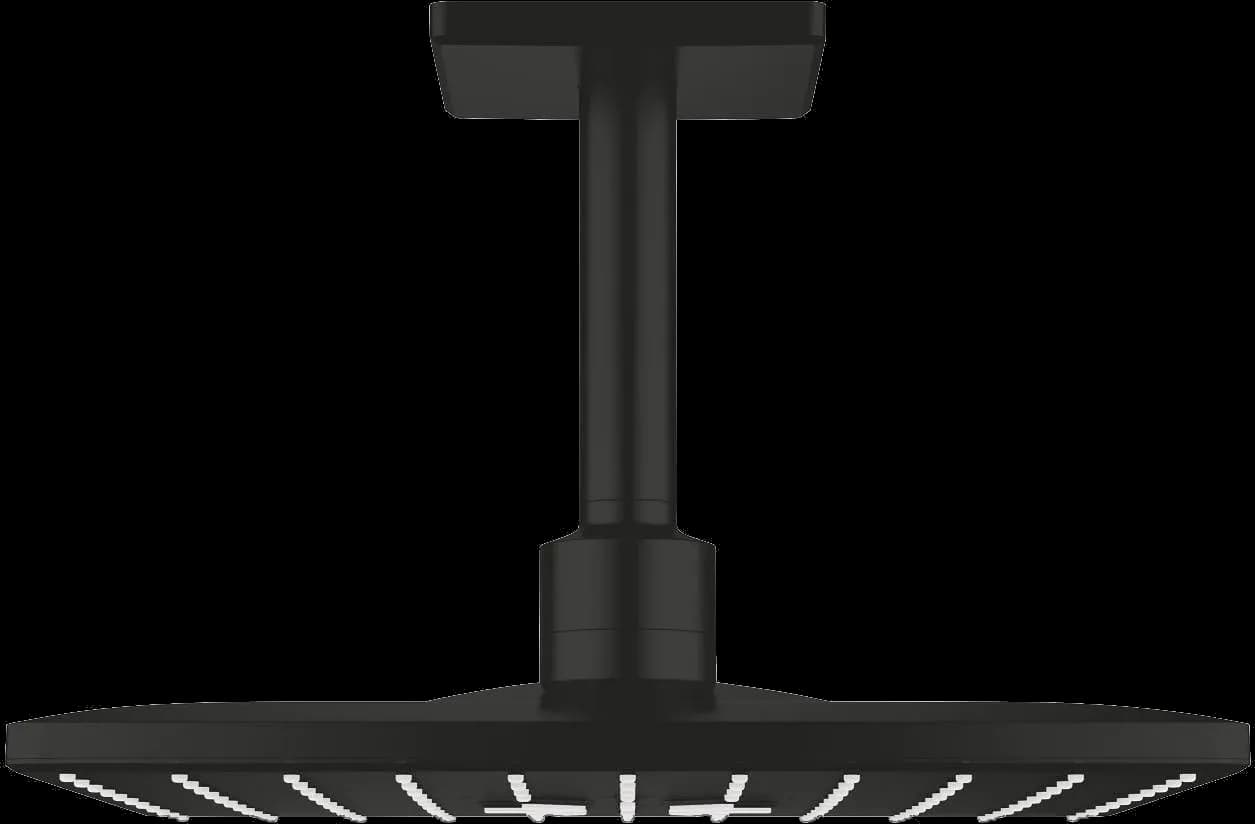 GROHE Rainshower SmartActive 310 Cube Set de duș fix cu montare în tavan 142 mm, 2 pulverizări - finisaj Negru - Matt Black