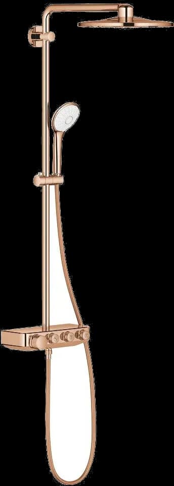 GROHE Euphoria SmartControl System 310 Sistem duș cu termostat pentru montare pe perete - finisaj Bronz - Warm Sunset