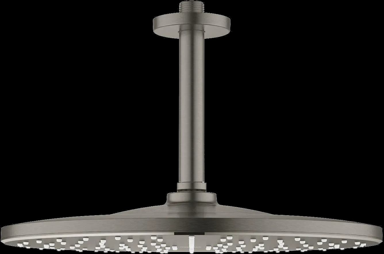 GROHE Rainshower Mono 310 Set de duș fix cu montare în tavan 142 mm, 1 pulverizare - finisaj Antracit - Brushed Hard Graphite