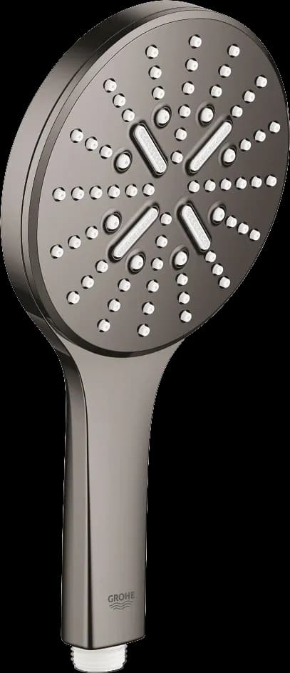 GROHE Rainshower SmartActive 130 Pară de duș cu 3 pulverizări - finisaj Antracit - Hard Graphite