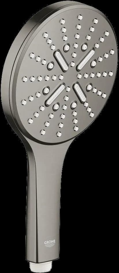 GROHE Rainshower SmartActive 130 Pară de duș cu 3 pulverizări - finisaj Antracit - Brushed Hard Graphite