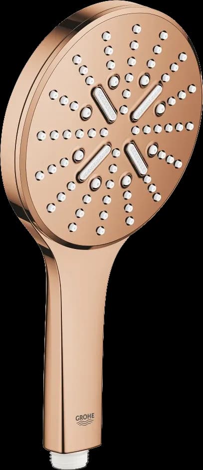 GROHE Rainshower SmartActive 130 Pară de duș cu 3 pulverizări - finisaj Bronz - Warm Sunset