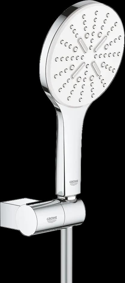 GROHE Rainshower SmartActive 130 Set duș cu 3 pulverizări, cu suport de perete - finisaj Alb