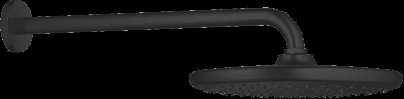 GROHE Tempesta 250 Set de duș fix 380 mm, 1 pulverizare - finisaj Negru - Matt Black