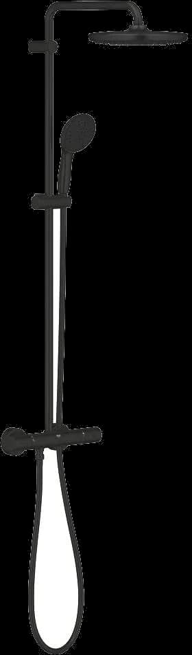 GROHE Tempesta System 250 Sistem duș cu termostat pentru montare pe perete - finisaj Negru - Matt Black