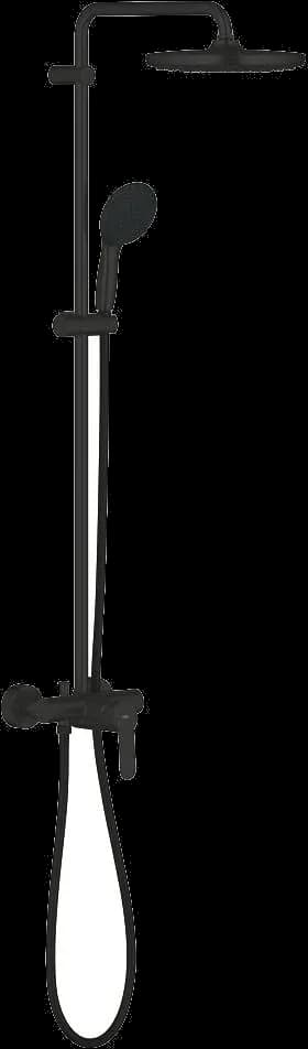 GROHE Tempesta System 250 Sistem de duș cu baterie monocomandă cu montare pe perete - finisaj Negru - Matt Black