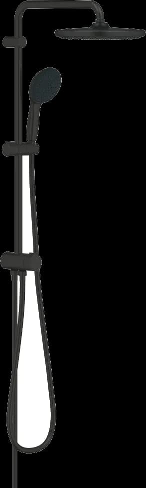 GROHE Vitalio Start System 250 Sistem de duș Flex cu divertor pentru montare pe perete - finisaj Negru - Matt Black