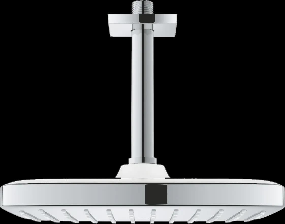 GROHE Tempesta 250 Cube Set de duș fix cu montare în tavan 142 mm, 1 pulverizare