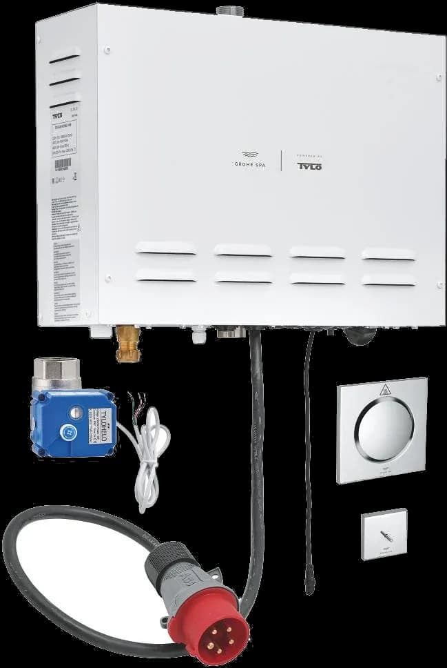 GROHE F digital Deluxe Generator de abur 9,9 kW, cu ieșire de abur și senzor de temperatură