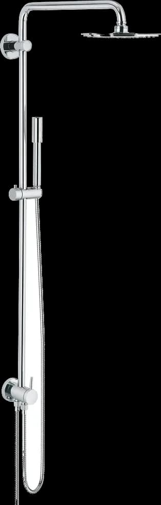 GROHE Rainshower System 210 Sistem de duş cu divertor pentru montare pe perete