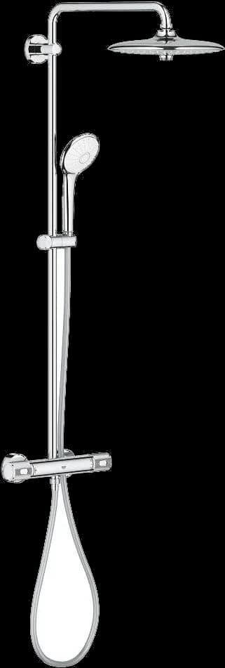 GROHE Euphoria System 260 Sistem de duș cu baterie cu termostat cu montare pe perete