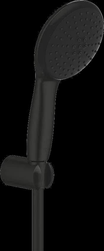 GROHE Vitalio Start 110 Set duș cu suport de perete, 2 jeturi (Rain, Jet) - finisaj Negru - Matt Black