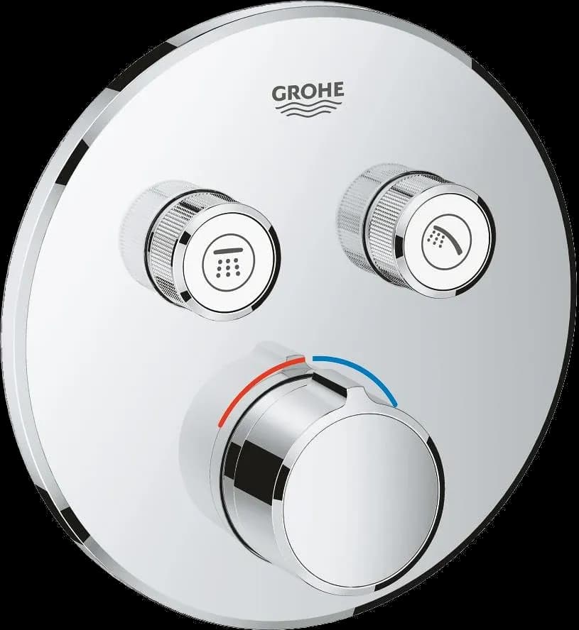 GROHE SmartControl Unitate încastrată cu două valve