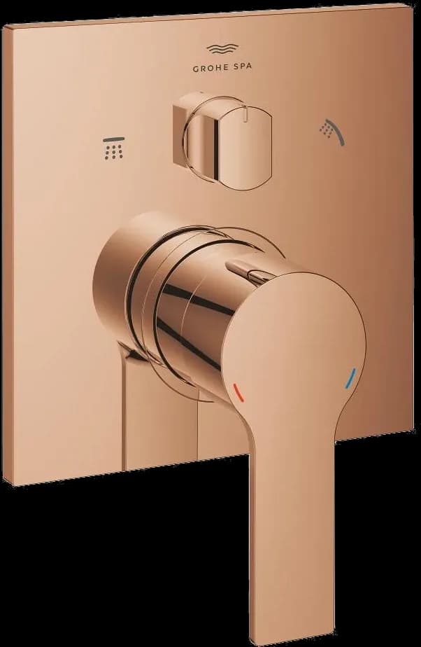 GROHE Allure Baterie monocomandă cu comutator cu 3 căi - finisaj Bronz - Warm Sunset
