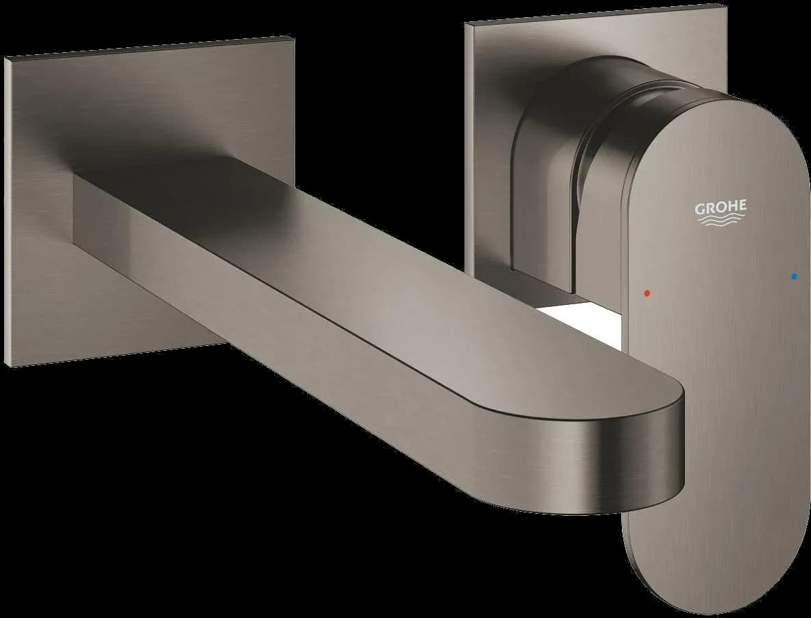 GROHE Plus Baterie lavoar monocomandă cu 2 elemente Mărimea L - finisaj Antracit - Brushed Hard Graphite
