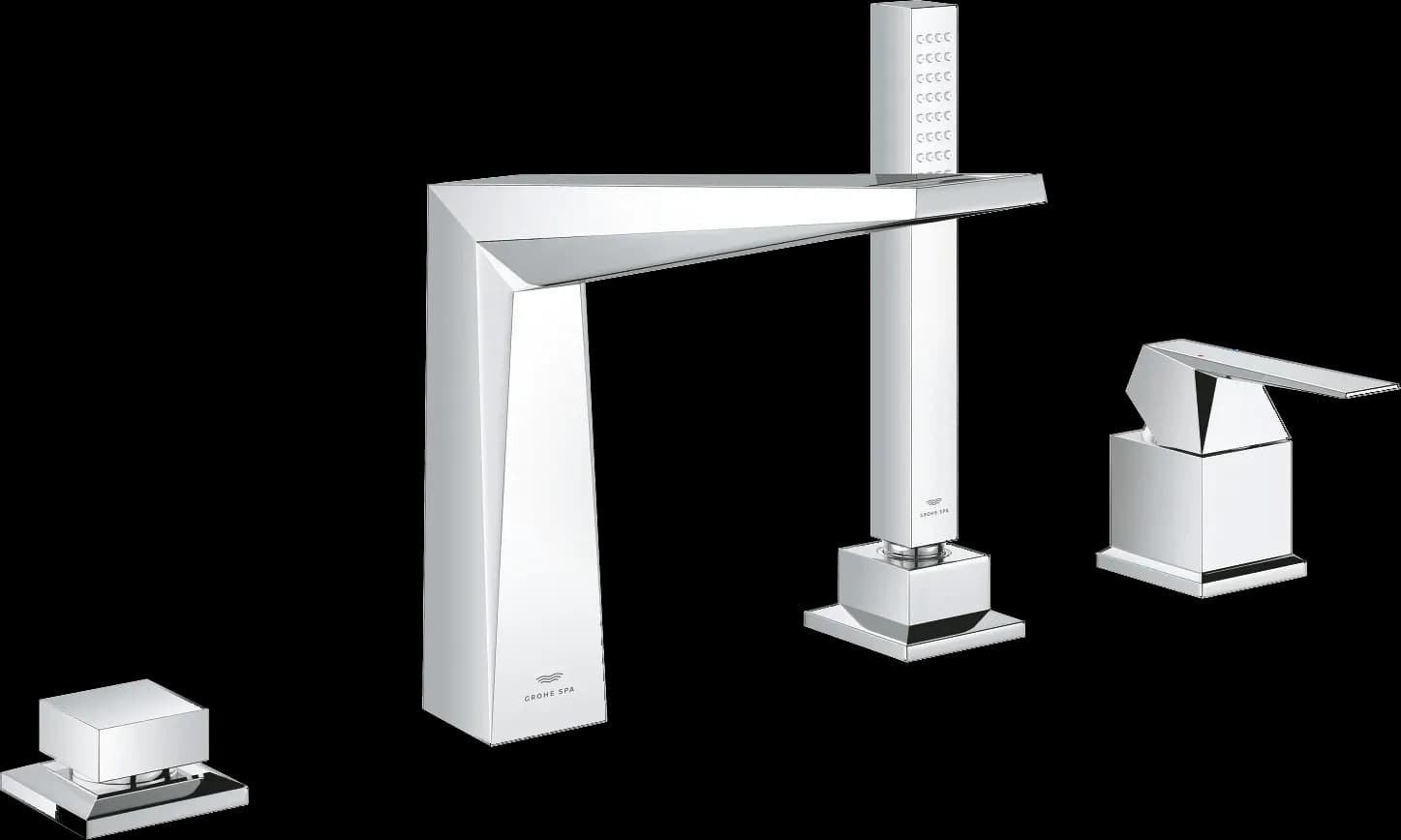 GROHE Allure Brilliant Baterie cadă monocomandă cu 4 găuri
