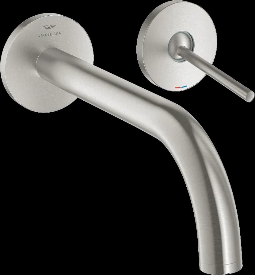 GROHE Atrio Baterie lavoar joystick cu două elemente - finisaj Supersteel Infinity