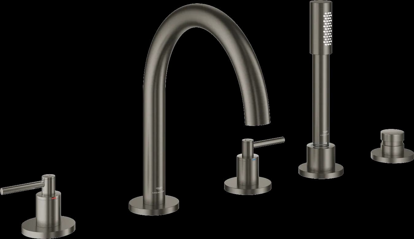 GROHE Atrio Baterie cadă cu 5 elemente - finisaj Antracit - Brushed Hard Graphite