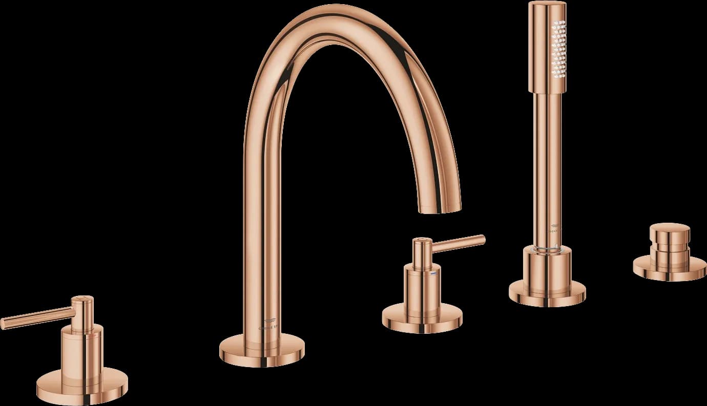 GROHE Atrio Baterie cadă cu 5 elemente - finisaj Bronz - Warm Sunset
