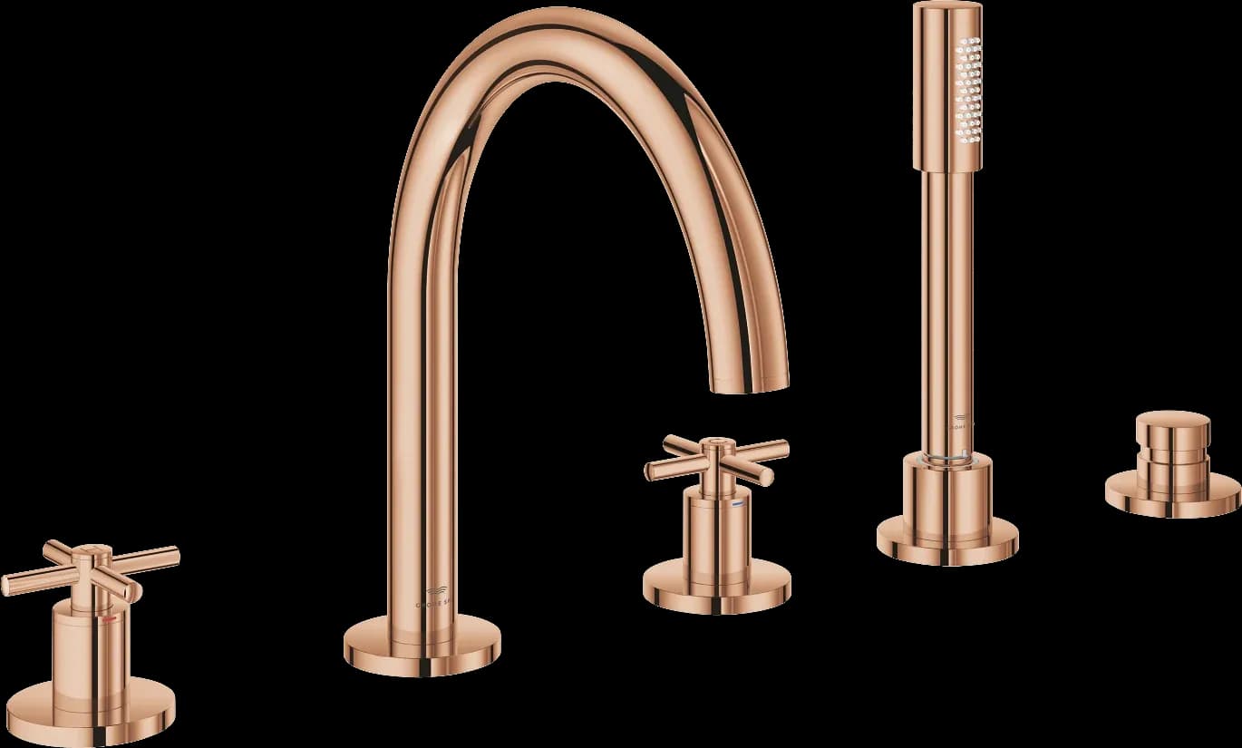 GROHE Atrio Baterie cadă cu 5 elemente - finisaj Bronz - Warm Sunset