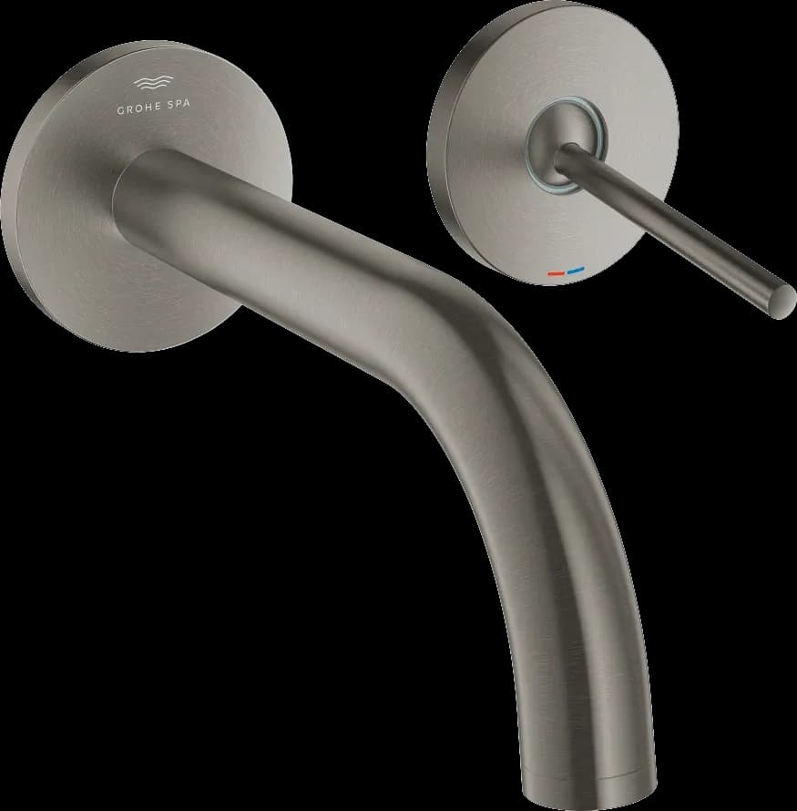 GROHE Atrio Baterie lavoar joystick cu două elemente - finisaj Antracit - Brushed Hard Graphite