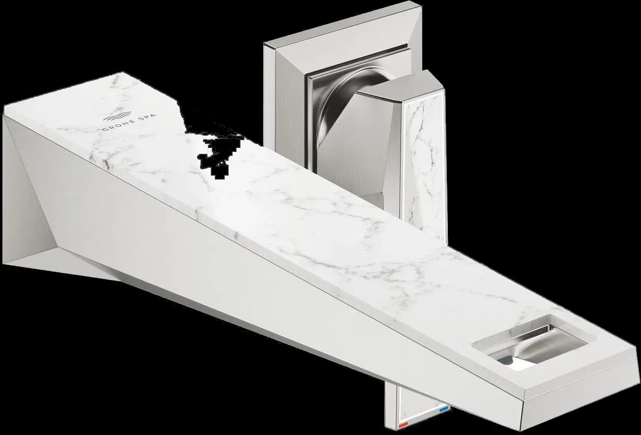GROHE Allure Brilliant Private Collection Baterie lavoar cu 2 găuri Mărimea M - finisaj Supersteel Infinity
