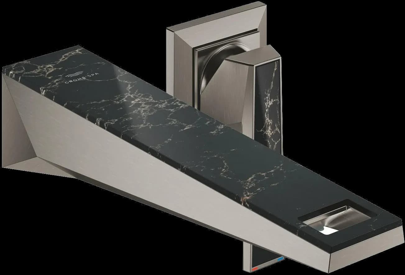 GROHE Allure Brilliant Private Collection Baterie lavoar cu 2 găuri Mărimea M - finisaj Antracit - Brushed Hard Graphite