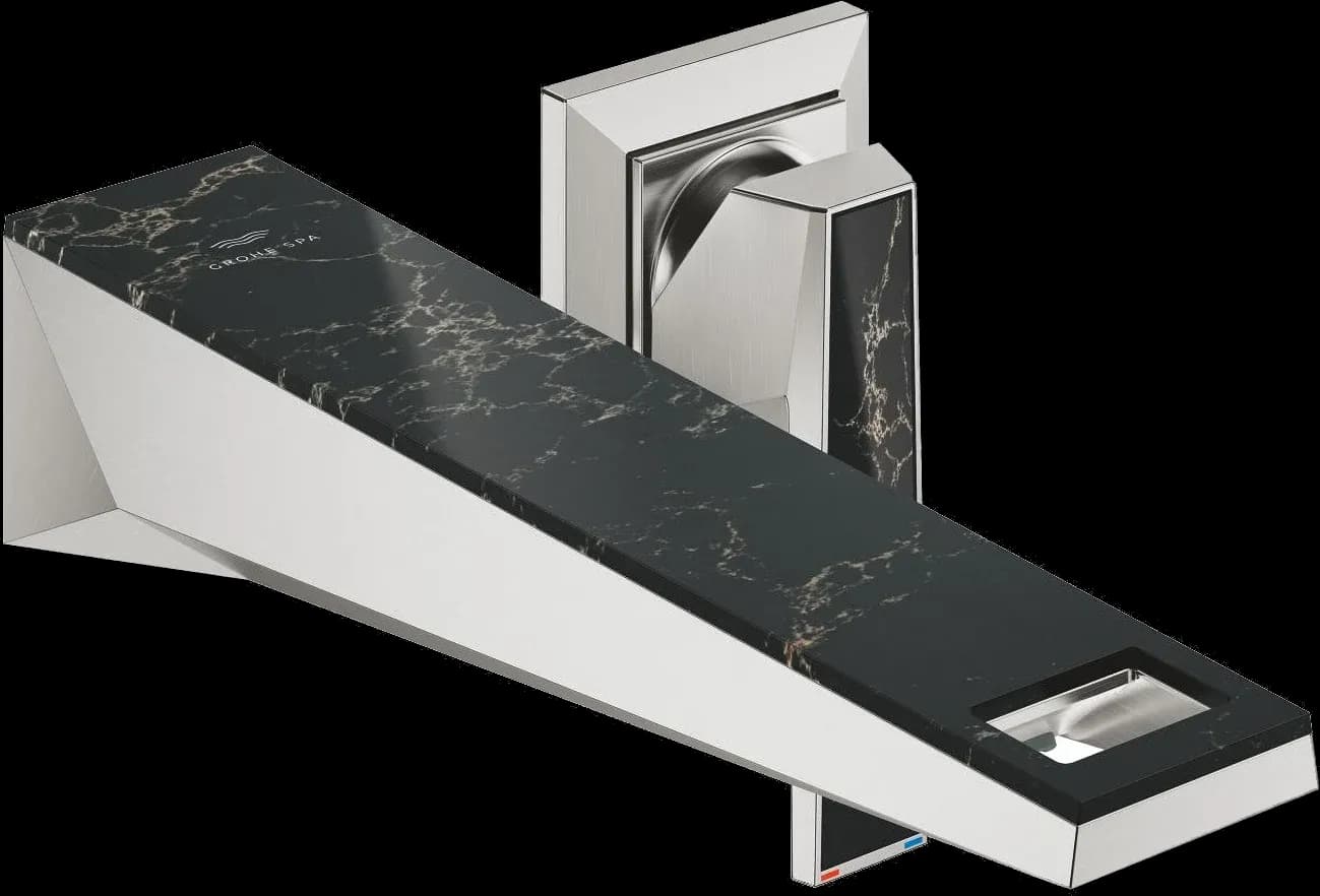 GROHE Allure Brilliant Private Collection Baterie lavoar cu 2 găuri Mărimea M - finisaj Supersteel Infinity