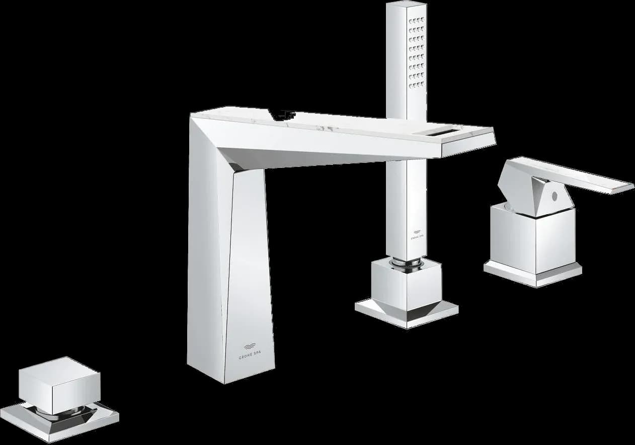 GROHE Allure Brilliant Private Collection Baterie cadă monocomandă cu 4 găuri
