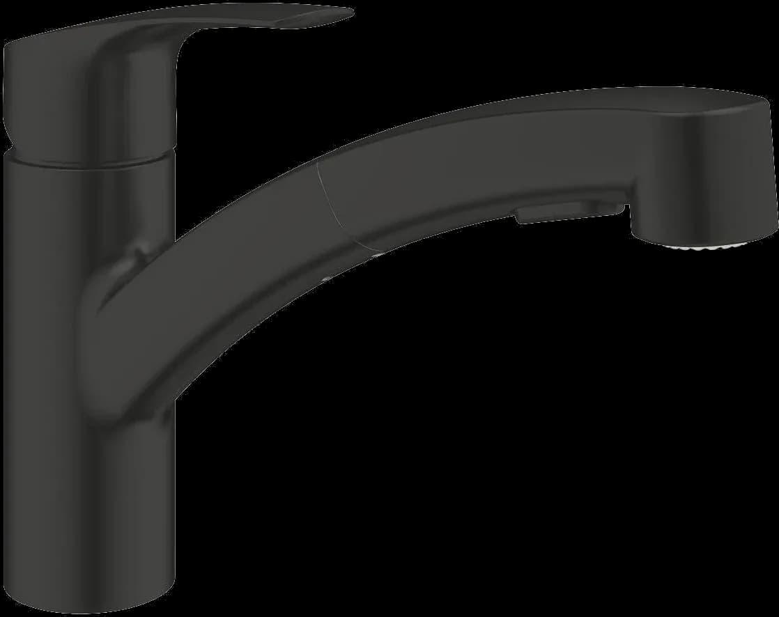 GROHE Eurosmart Baterie spălător cu monocomandă 1/2" - finisaj Negru - Matt Black