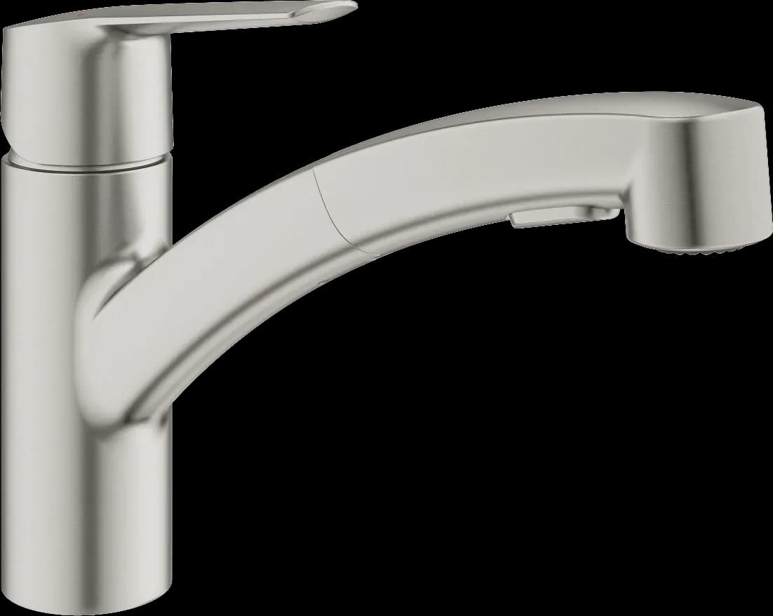 GROHE Start Baterie spălător cu monocomandă 1/2" - finisaj Supersteel Infinity