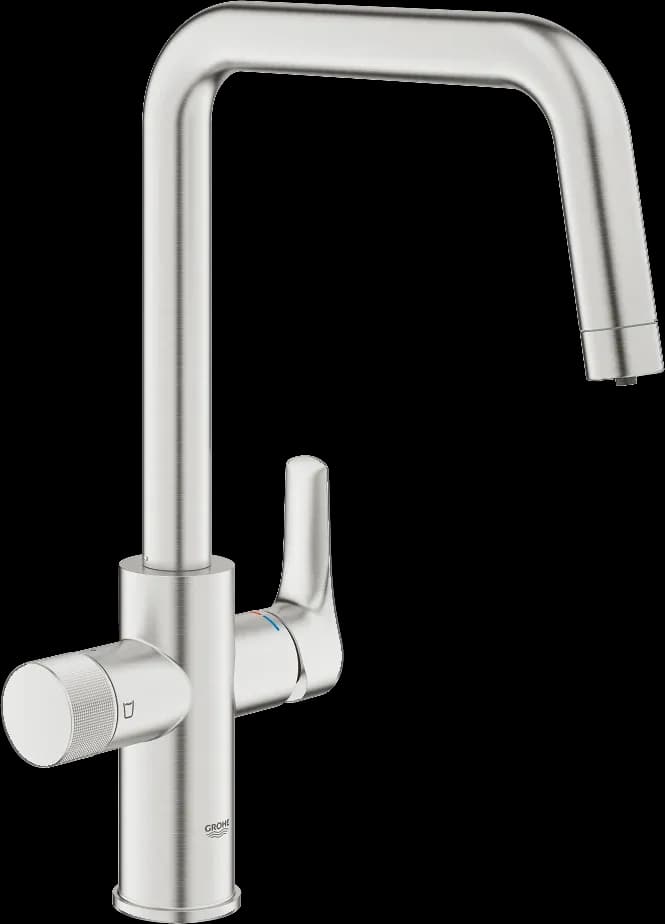 GROHE Blue Pure Eurosmart Baterie cu filtrare a apei - finisaj Supersteel Infinity