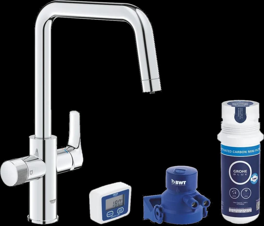GROHE Blue Pure Start Set de început cu filtru cu cărbune activ