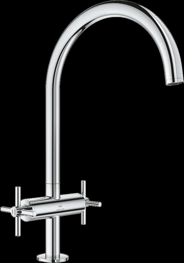 GROHE Atrio Baterie de bucătărie cu două manete 1/2", mărimea L
