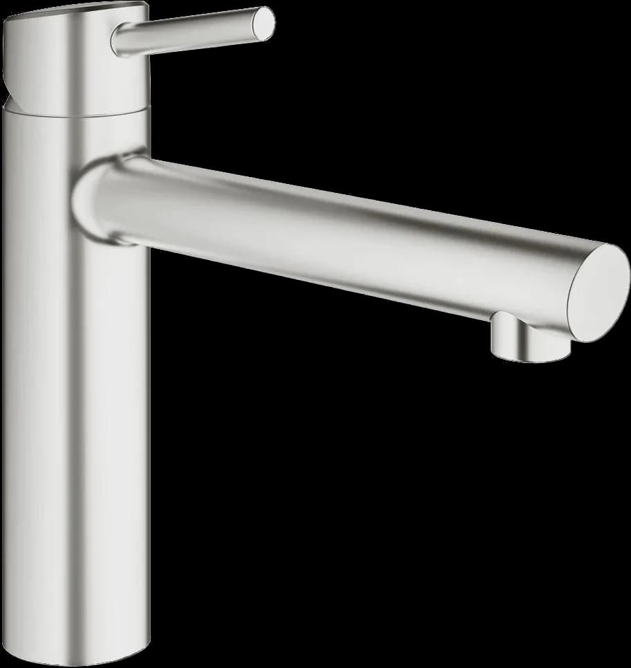 GROHE Concetto Baterie spălător cu monocomandă 1/2" - finisaj Supersteel Infinity