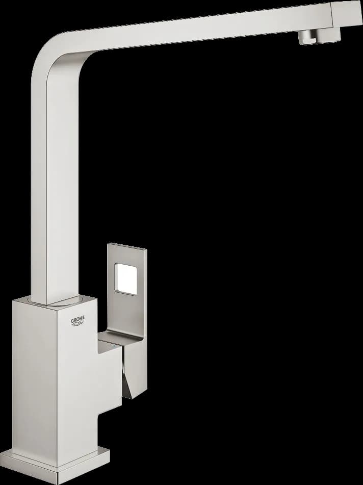 GROHE Eurocube Baterie spălător cu monocomandă 1/2" - finisaj Supersteel Infinity