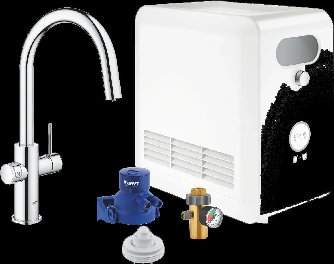 GROHE Blue Professional Set pipă C cu aerator extractibil