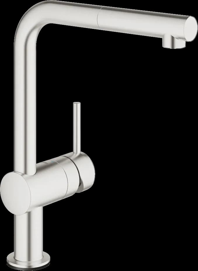 GROHE Minta Touch Baterie spălător electronică cu monocomandă 1/2" - finisaj Supersteel Infinity
