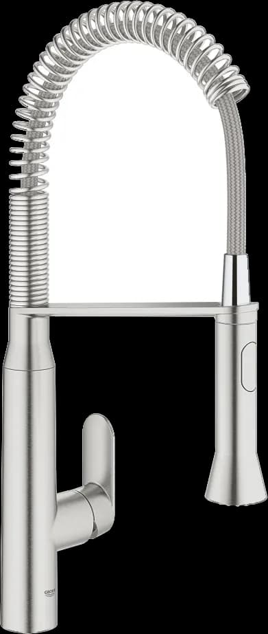 GROHE K7 Baterie spălător cu monocomandă 1/2" - finisaj Supersteel Infinity