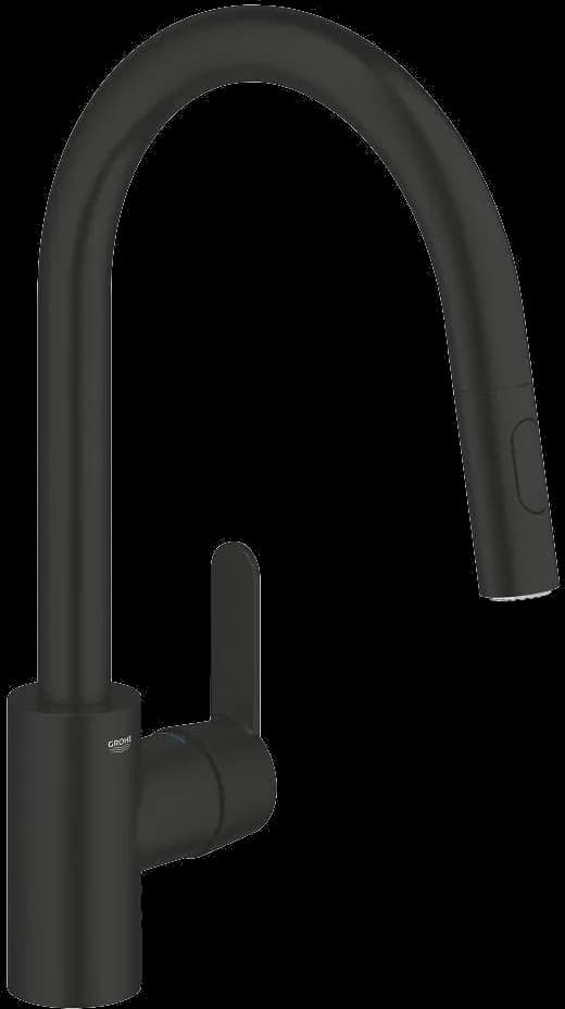 GROHE Get Baterie spălător cu monocomandă 1/2" - finisaj Negru - Matt Black