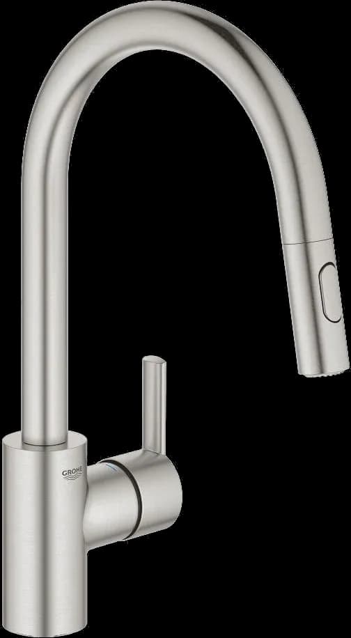 GROHE Feel Baterie spălător cu monocomandă 1/2" - finisaj Supersteel Infinity