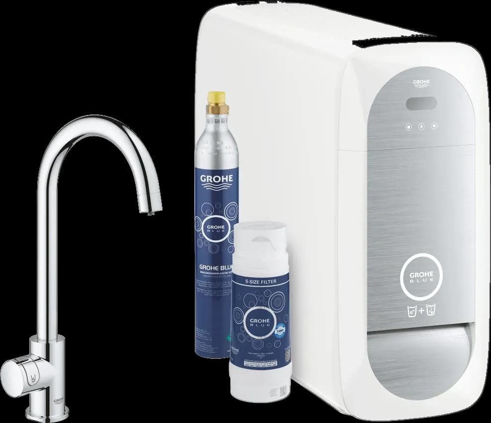 GROHE Blue Home Set de început cu pipă C și robinet Mono