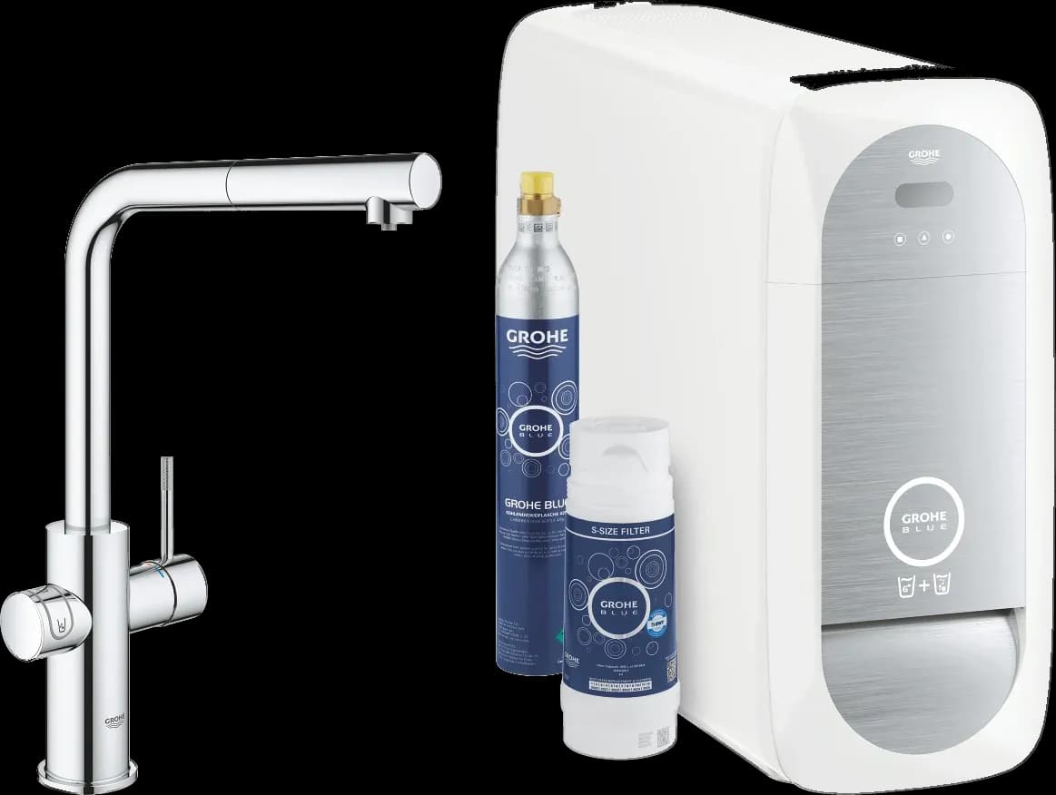 GROHE Blue Home Set de început cu pipă L extractibilă