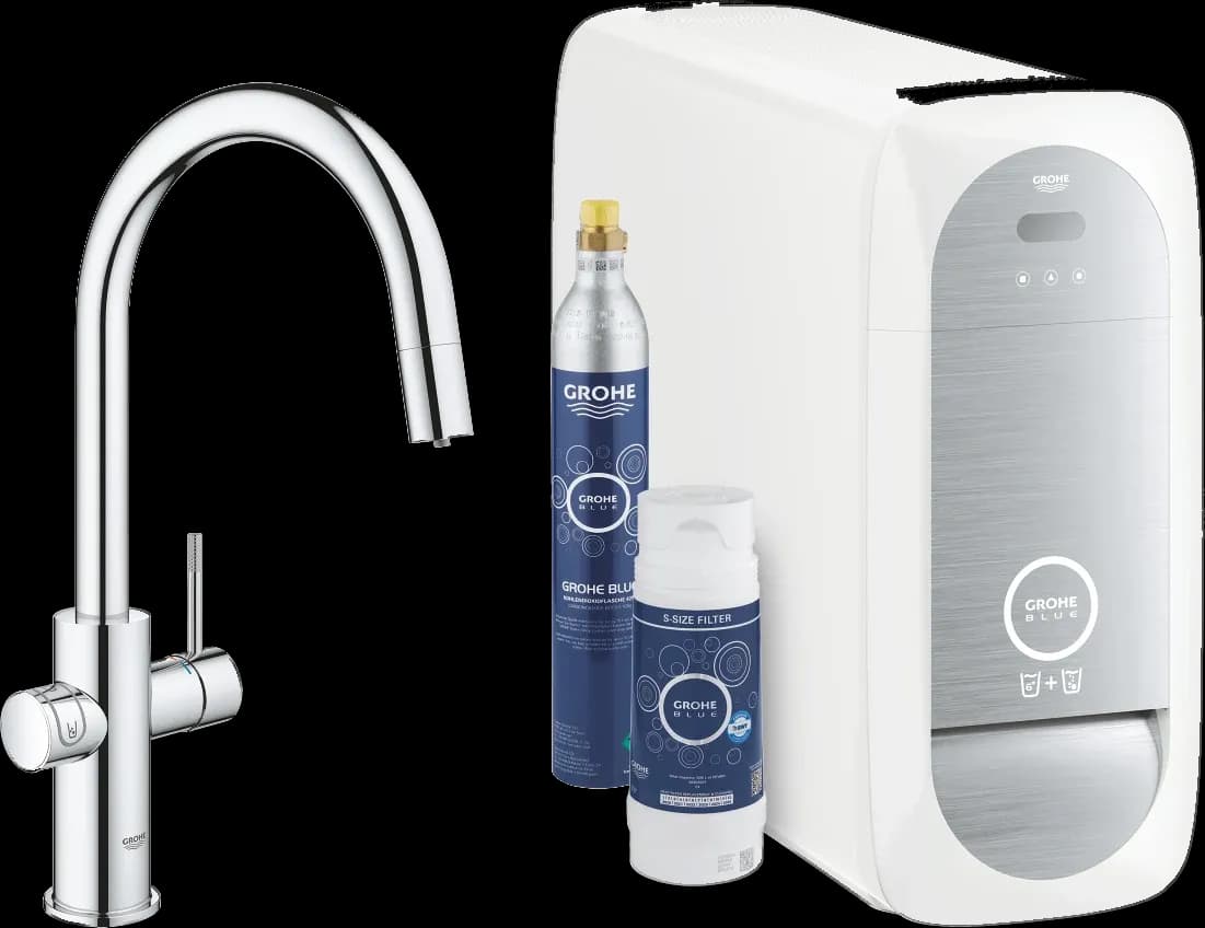 GROHE Blue Home Set de început cu pipă C extractibilă